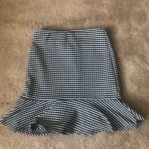 NWT Gingham frill skirt